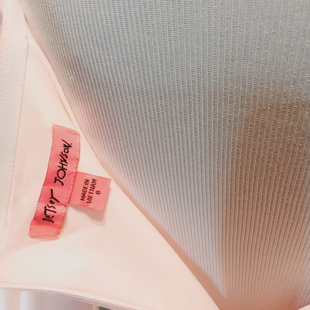 Betsey Johnson Bodycon Flared Long Sleeved Dress 8 - Picture 7 of 8